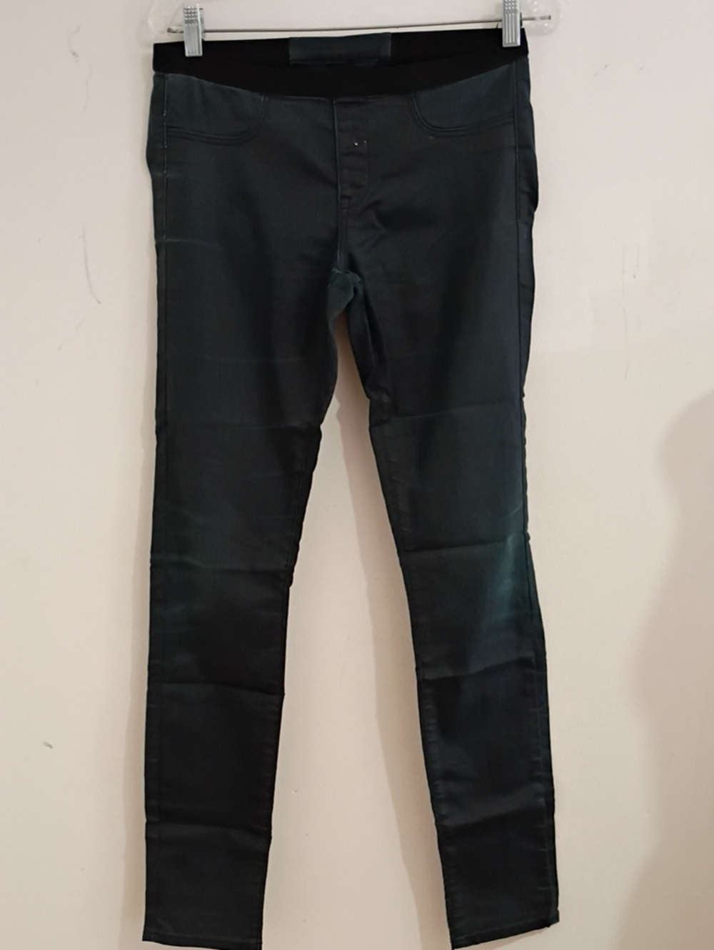 Helmut Lang Dark Green Skinny Pants